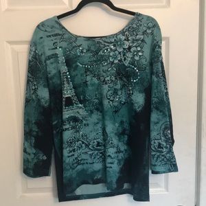 Preloved 1X Take Two Paris blouse!